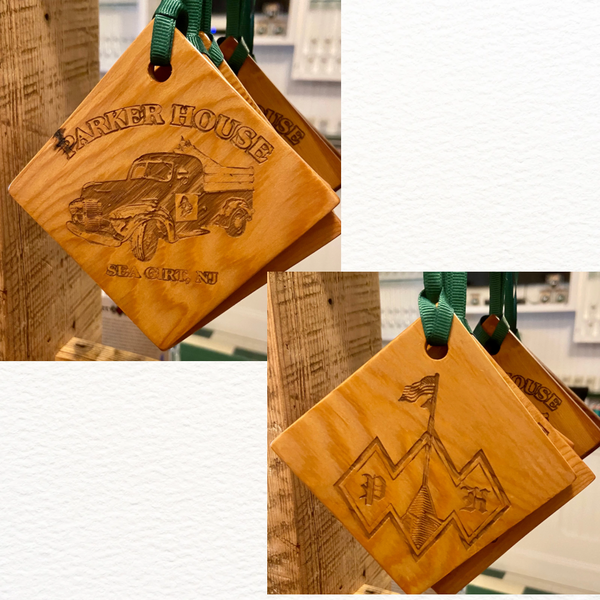 Parker House Wood Ornament