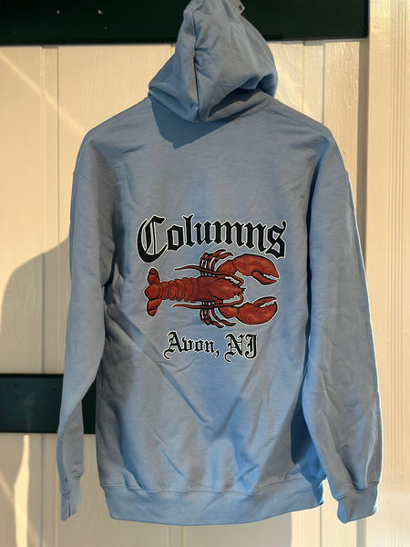 Col-Lobster Hoodie Stone Blue