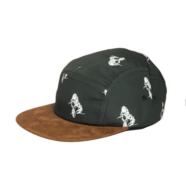 Suede Brim 5-Panel Hat