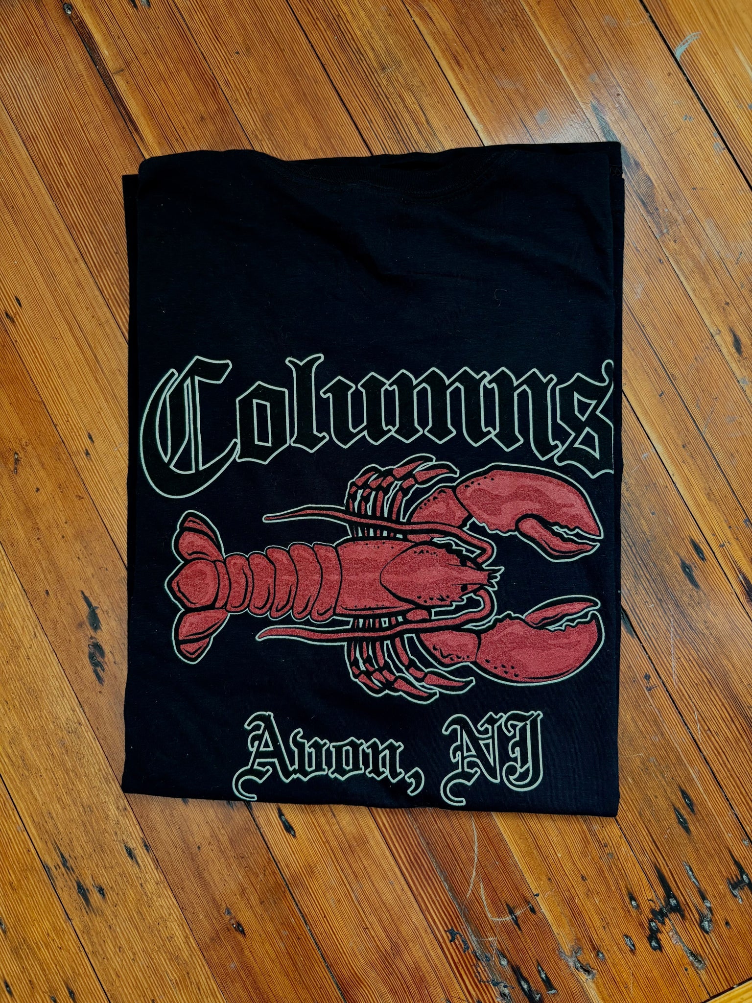 Col-Lobster T-Shirt Black