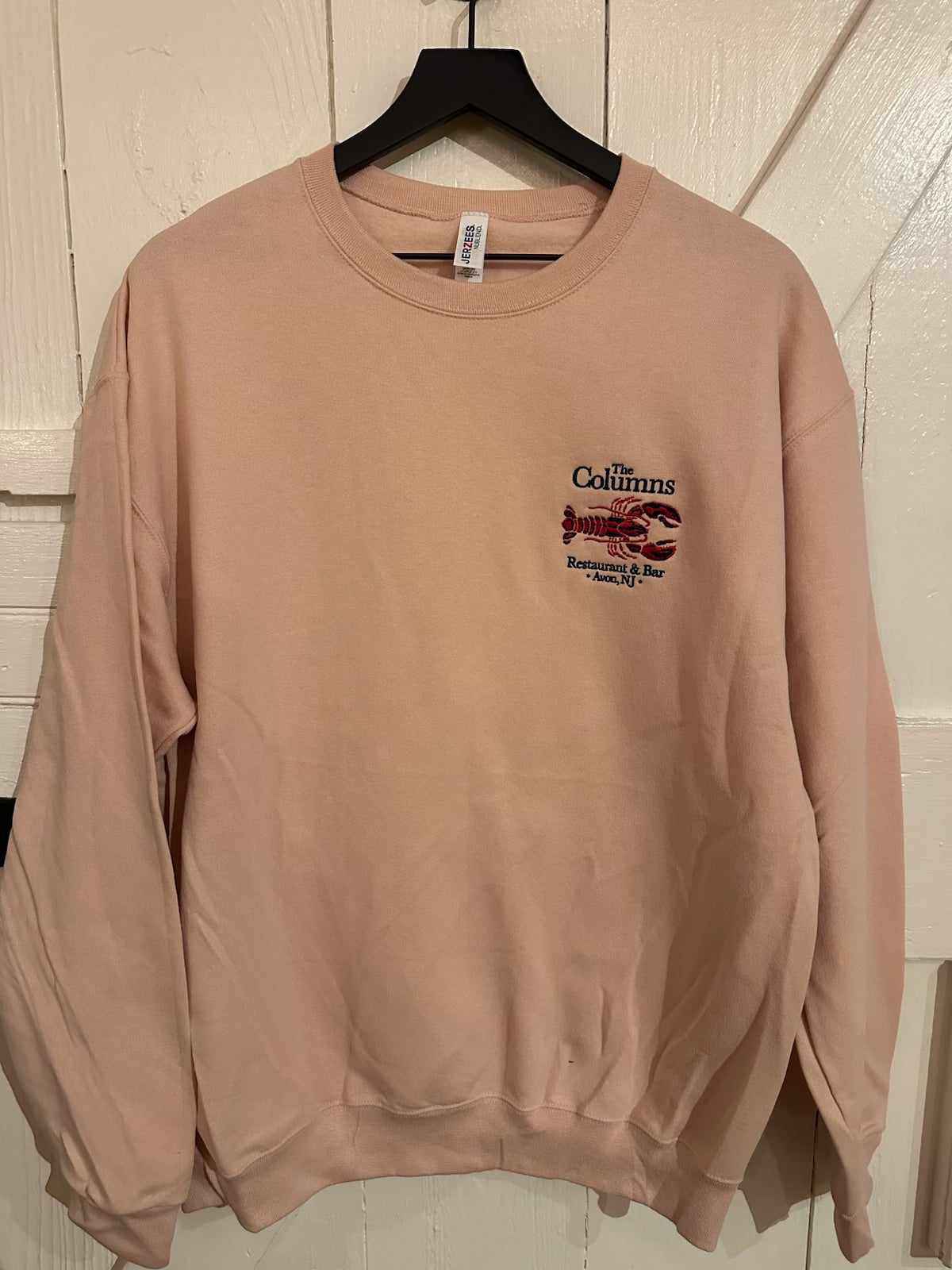 Col-Lobster Embroidered Crewneck Pink