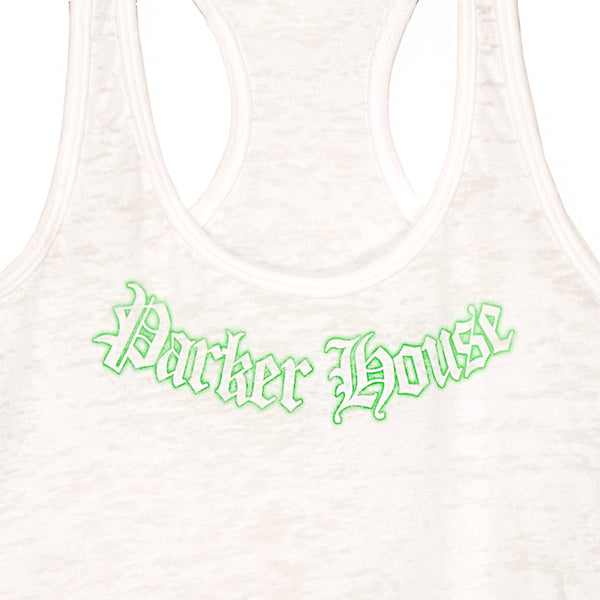 Women's Distressed Color Fade Tank Top
